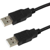 GEMBIRD CCP-USB2-AMAM-6 Gembird USB 2.0 AM/AM Cable, 6FT, Juodas