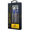 GEMBIRD CC-USB2J-AMCM-1M-BL Gembird Premium džinsai (džinsiniai) Type-C USB laidas su metalinėmis jungtimis, 1m, mėlynas
