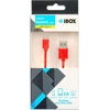 IBOX IKUMTCR I-BOX USB TYPE-C CABLE 2A Raudonas 1m