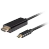 Lanberg USB-C į HDMI kabelis, 1,8 m 4K/60Hz, Juodas | Lanberg | USB-C į HDMI kabelis | CA-CMHD-10CU-0018-BK | Juodas | 1,8 m