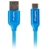 LANBERG CA-USBO-22CU-0018-BL laidas Premium Quck Charge 3.0 USB-C M A M 1,8m Mėlyna