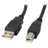 LANBERG USB-A M USB-B M 2.0 laidas 0.5m juodas feritas