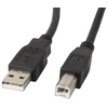 LANBERG CA-USBA-11CC-0030-BK laidas USB 2.0 AM-BM su feritu 3m juodas