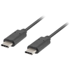 Lanberg kabelis USB-C M/M 2.0 0.5m Juodas
