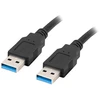 LANBERG cable USB-A M/M 3.0 0.5m juodas