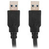 LANBERG cable USB-A M/M 3.0 0.5m juodas
