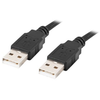 LANBERG cable USB-A M/M 2.0 1.0m juodas