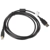LANBERG CA-USBA-11CC-0018-BK laidas USB 2.0 AM-BM su feritu 1.8m juodas