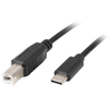 LANBERG laidas USB-C M ->USB-B M 2.0 1.8 m