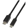 LOGILINK UA0336 LOGILINK – USB 3.2 Gen 1x1 USB-C M iki DisplayPort 1.2 kabelis, 3 m