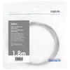 LOGILINK UA0329 LOGILINK – USB 3.2 Gen 1x1 USB-C kištukinis HDMI 2.0 kištukas, 1,8 m
