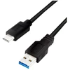 LOGILINK CU0168 LOGILINK - USB 3.2 Gen1x1 laidas, USB-A kištukas iki USB-C kištukas, juodas, 1m