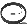 Logitech Strong USB kabelis 10 m 3.2 Gen 2 (3.1 Gen 2) USB A USB C Juoda