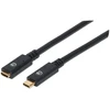 Manhattan USB-C – USB-C USB laidas 1 m juodas (355681)
