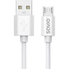 USB Kabelis - SAVIO CL-167 3m USB 2.0 USB A - Micro USB Baltas