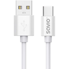 USB Laidas - Savio CL-168 2m USB 2.0 Baltas
