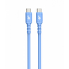 TB USB C - USB C laidas 1m silikoninis mėlynas