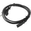 LANBERG CEE 7/16 IEC 320 C7 euro radio power cord 3m VDE juodas