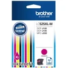 Brother LC-525XLM kasetė rašaliniams spausdintuvams, tinka DCP-J100/J105, MFC-J200, Magenta 1300 psl