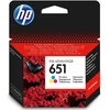Hewlett Packard (HP) HP 651 Tri-Colour (C2P11AE) Rašalinė kasetė, CMY