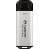 TRANSCEND ESD300S 2TB Išorinis kietasis diskas SSD USB 10Gbps Type C Sidabrinis
