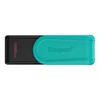KINGSTON 128GB Portable USB 3.2 Gen 1 DataTraveler Exodia S Juodas/Turquoise