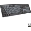 Belaidė klaviatūra Logitech MX MECHANICAL, išdėstymas: US tarptautinis (Qwerty), "Clicky", pilkos spalvos