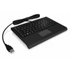 Icy Box KeySonic Mini klaviatūra, smart touchpad, USB, Juodas