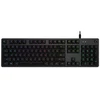 Mechaninė Žaidimų Klaviatūra Logitech G512 Carbon su RGB Apšvietimu, US Tarptautinis Išdėstymas, GX Brown Tactile