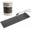 GEMBIRD KB-109F-B Lanksti klaviatūra USB + OTG juodos spalvos US išdėstymas