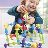Pegaz Toys Silikoniniai blokeliai KONSTRUKCINIAI SIURBUČIAI 35 vnt. Spalvinga Soft vandeniui