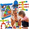 Pegaz Toys Silikoniniai blokeliai KONSTRUKCINIAI SIURBUČIAI 35 vnt. Spalvinga Soft vandeniui