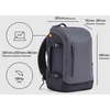 Hewlett Packard (HP) HP Travel 15.6 kuprinė, 25 litrų talpa, RFID ir Bluetooth sekimo kišenė - Pilkas