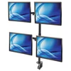 Laikiklis Intracom MANHATTAN Monitorius Mount supports 4 LCD Monitors holds four 33-81.3cm 13inch to 32inch Monitors iki 8kg juodas