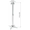 Techly ICA-PM 104MW projektoriaus stovas Lubos Balta