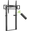 Techly TV laikiklis Grindinis TV stovas 55-100", iki 120 kg, elektrinis, su nuotolinio valdymo pulteliu