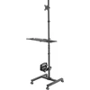 Pelė Neomounts Newstar FPMA-MOBILE1700 reklaminio ekrano laikiklis 81,3 cm (32") Juoda