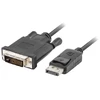 LANBERG CA-DPDV-10CU-0018-BK kabelis DisplayPort M V1.2->DVI-D M 24+1 1.8m Juodas DUAL LINK
