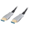 LANBERG HDMI v2.0 M/M laidas 20m optinis AOC juodas