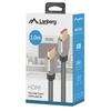 LANBERG HDMI M/M v2.1 cable 1m 8K 60Hz juodas