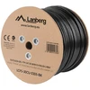 LANBERG LCF5-30CU-0305-BK Lanberg FTP kietas lauko gelis. kabelis, CU, cat.5e, 305m, pilkas