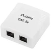 LANBERG OU5-0002-W UTP Data Box 2 prievadų RJ45 neekranuotas kat. 5E