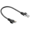 PATCHCORD KAT.6 FTP 0,25M JUODA FLUKE PASSED LANBERG