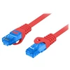 LANBERG patchcord kat.6A FTP LSZH CCA 1m raudona