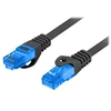 LANBERG patchcord kat.6A FTP LSZH CCA 3m juoda