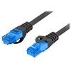 LANBERG patchcord kat.6A FTP LSZH CCA 10m juodas