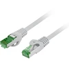 LANBERG Patchcord kat.7 S/FTP LSZH CU 0.5m pilkas Fluke praėjo