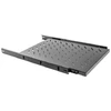 LANBERG AK-1011-B fiksuota stumdoma lentyna 19 colių 1U/465x750mm max keliamoji galia iki 15kg juodas