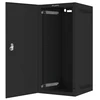 LANBERG Rack spintelė 10 colių sieninis laikiklis 12U 280x310 juodas su metalinėmis durelėmis butas paketas