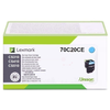 Toneris Lexmark 70C20CE, žalsvai mėlyna, 1 k, CS510DE, CS410DN, CS310DN, CS310N, CS410N, CS410DTN, CS510DTE